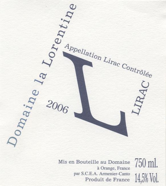 La Lorentine Lirac Red Wine