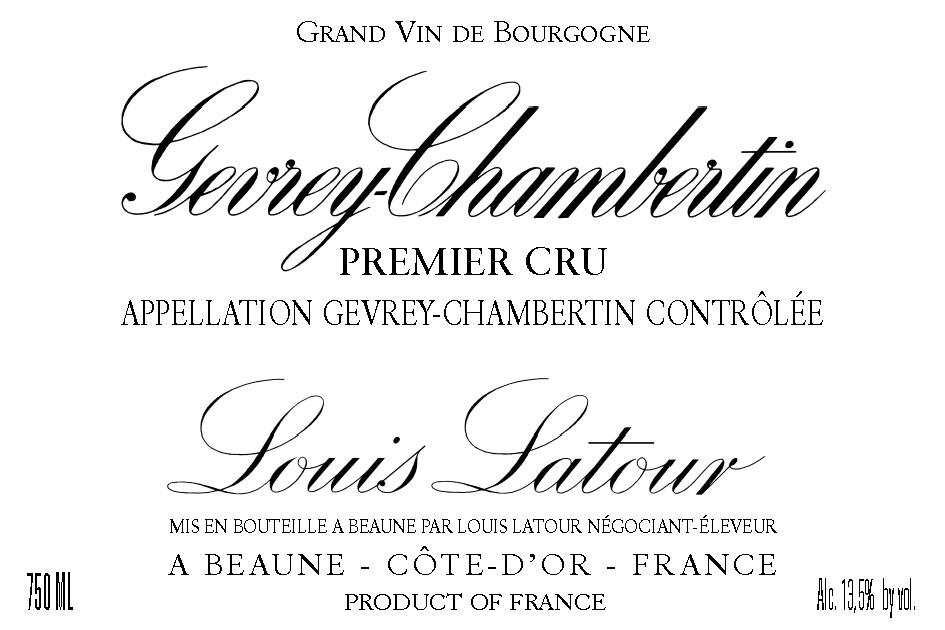 Gevrey Chambertin Premier Cru
