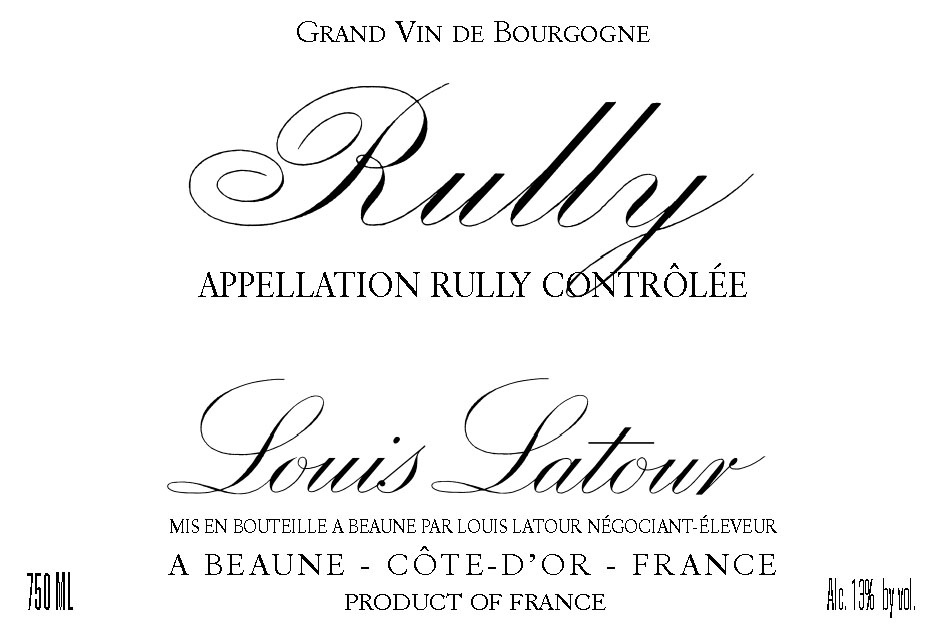 Grand Vin De Bourgogne Rully