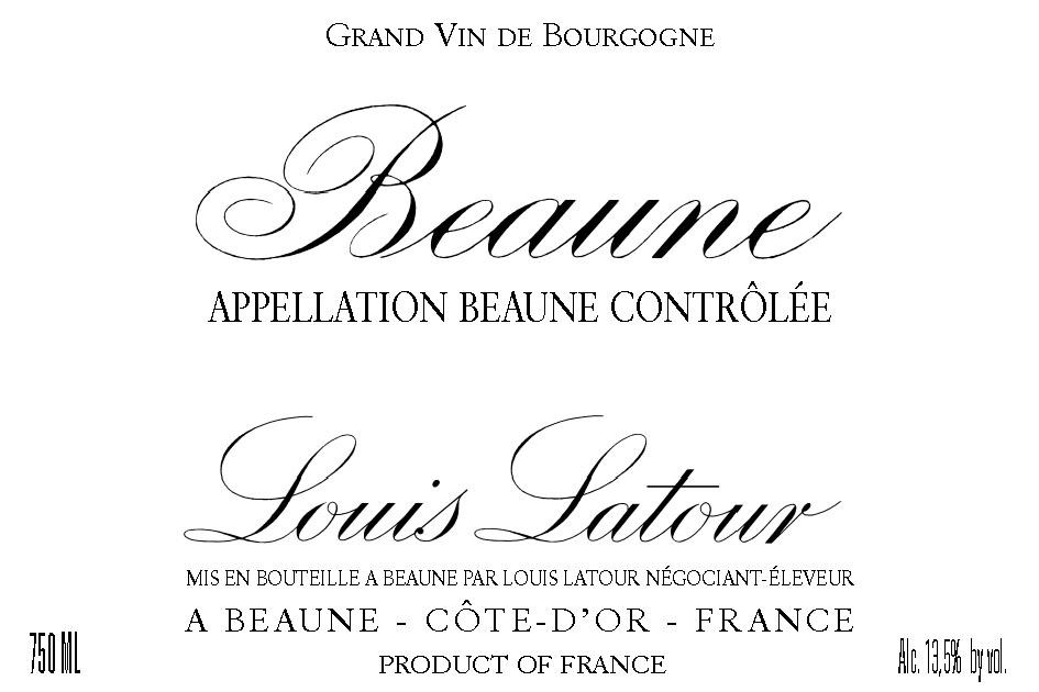 Grand Vin De Bourgogne Beaur Une