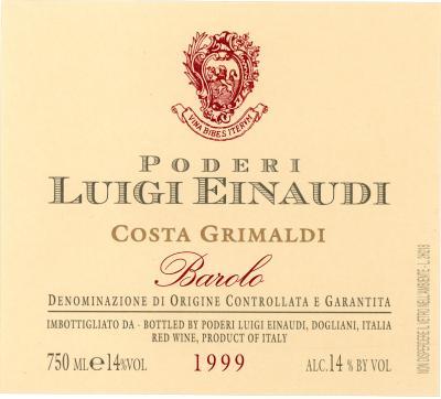 Costa Grimaldi Barolo
