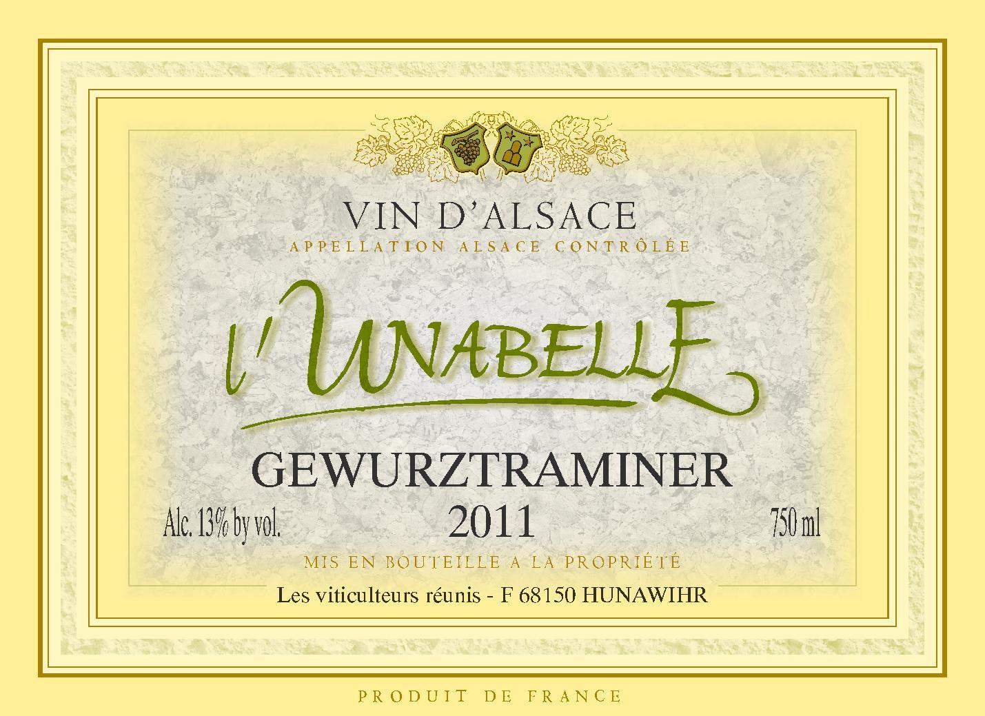 Dry Gewurztraminer Vin D'alsace