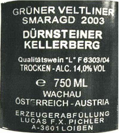 Grüner Veltliner Smaragd