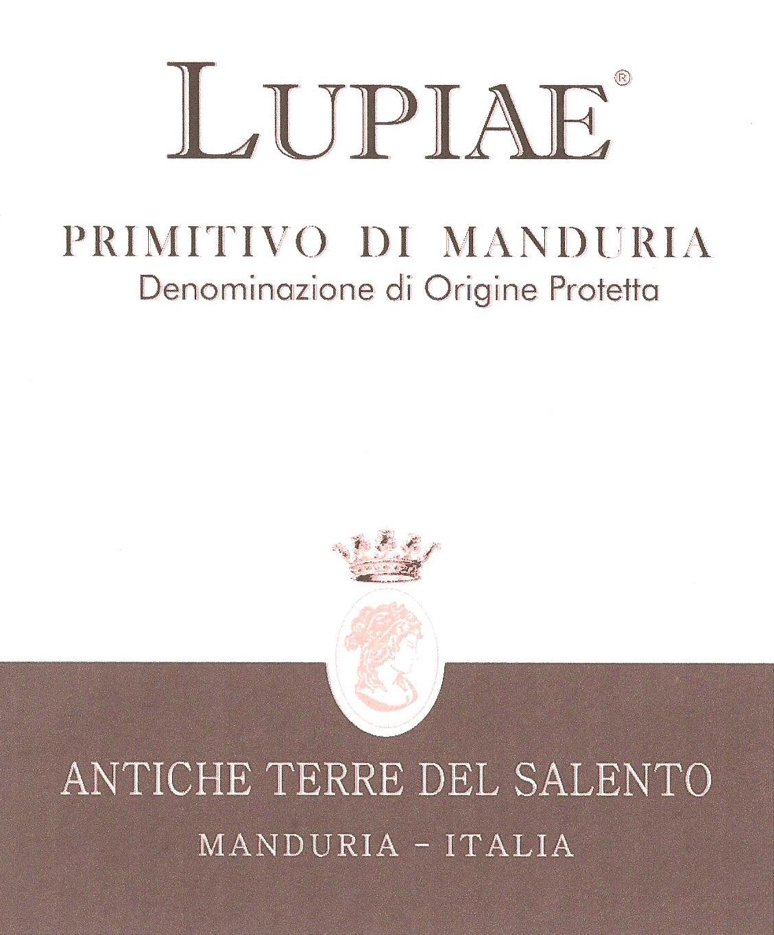 Lupiae Primitivo Di Manduria