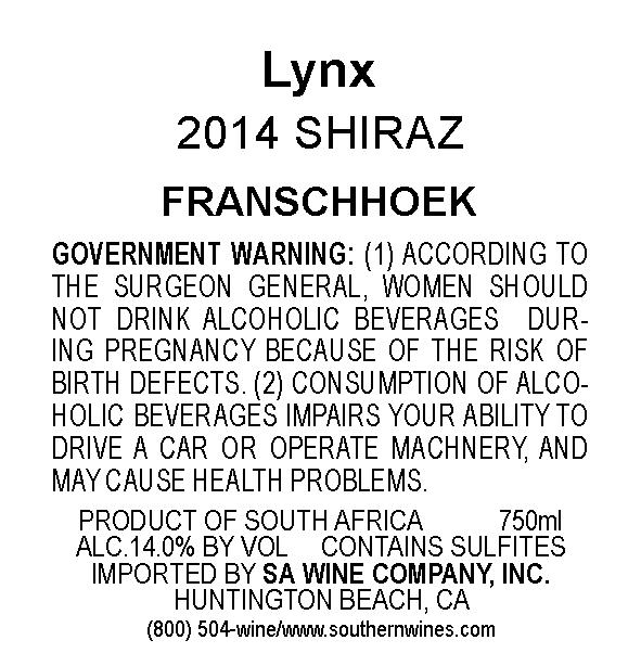 Lynx Shiraz