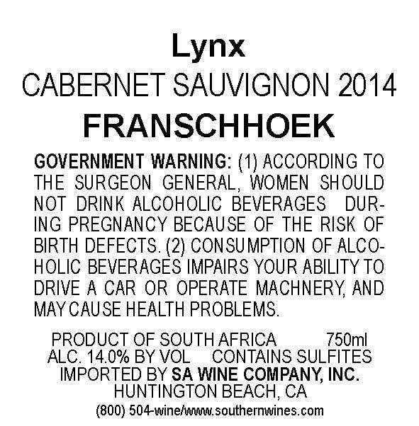 Lynx Cabernet Sauvignon