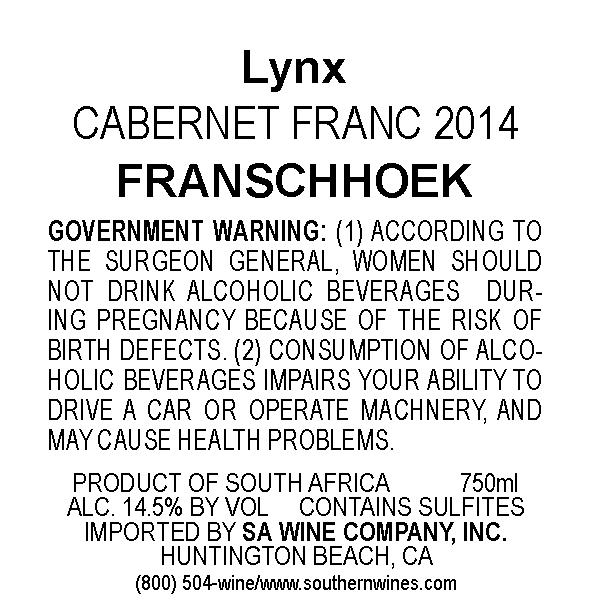 Lynx Cabernet Franc
