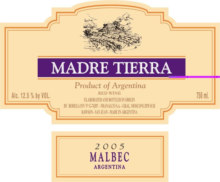 Madre Tierra Malbec