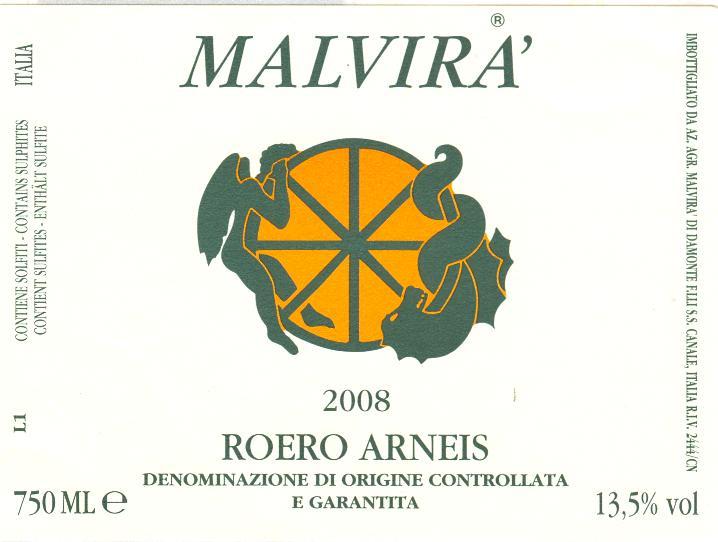 Roero Arneis D.O.C.G.