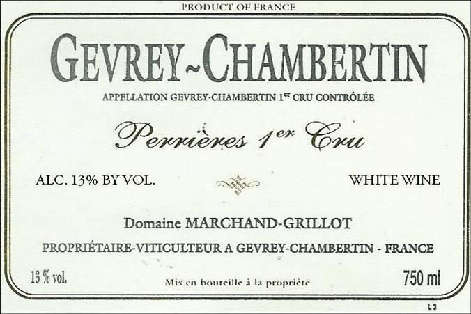 Perrières 1er Cru