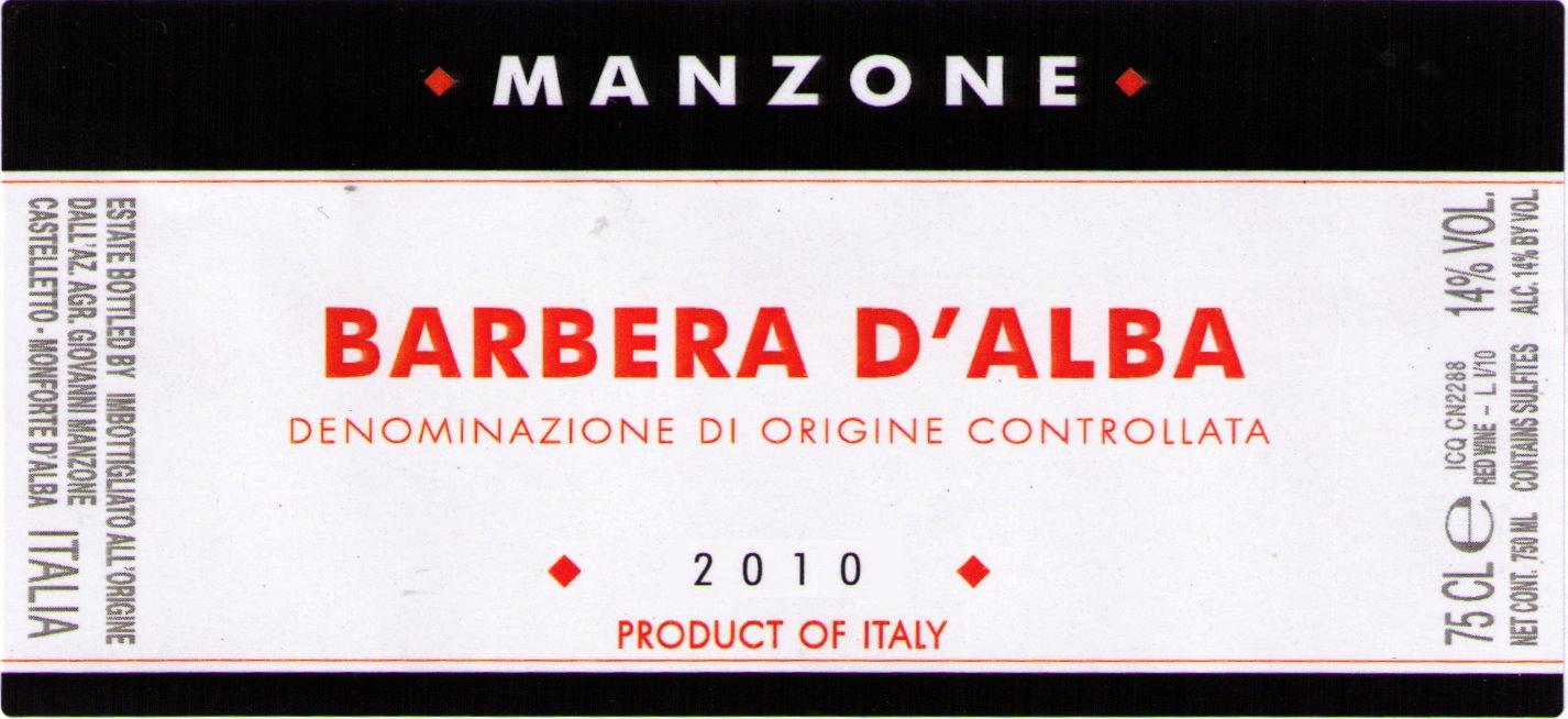 Barbera D'alba