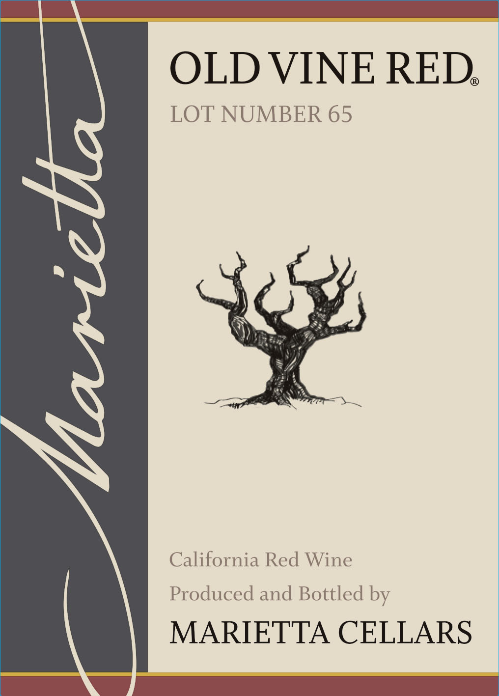 Old Vine Red Lot Number 65