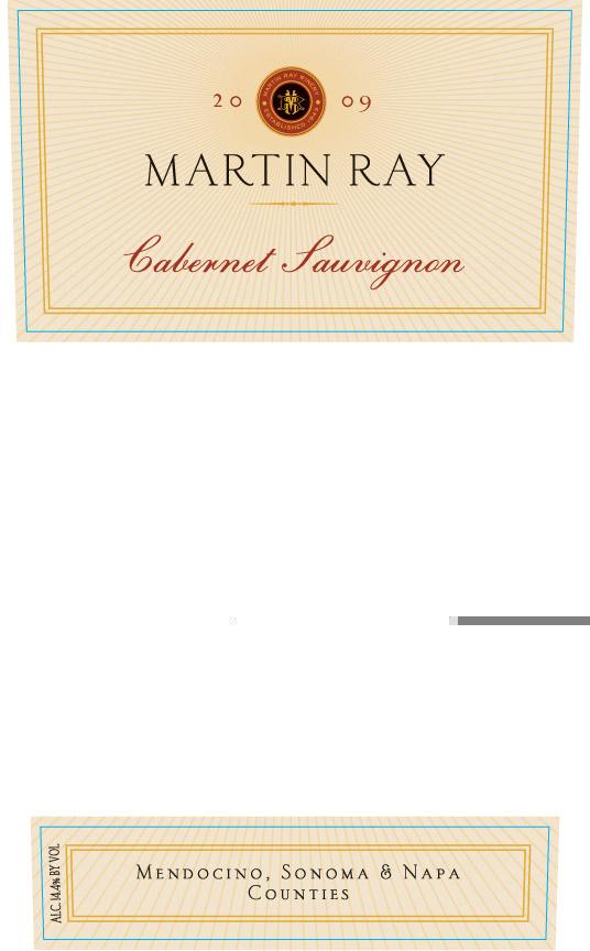 Cabernet Sauvignon Mendocino, Sonoma & Napa Counties