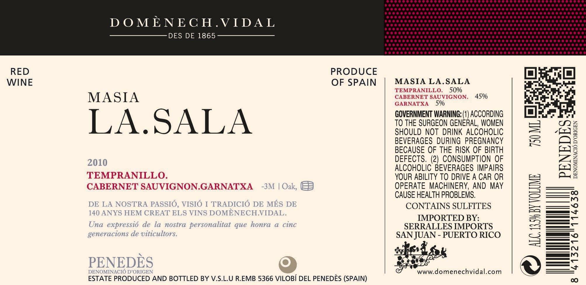 Masia La.Sala Domènech.Vidal