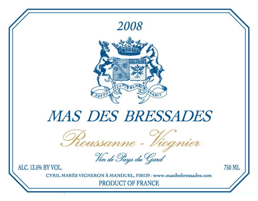 Mas Des Bressades Roussanne - Viognier
