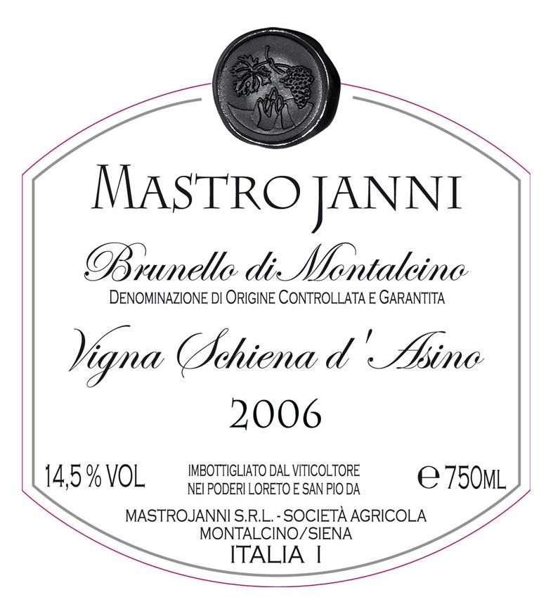 Brunello Di Montalcino Vigna Schiena D'asino