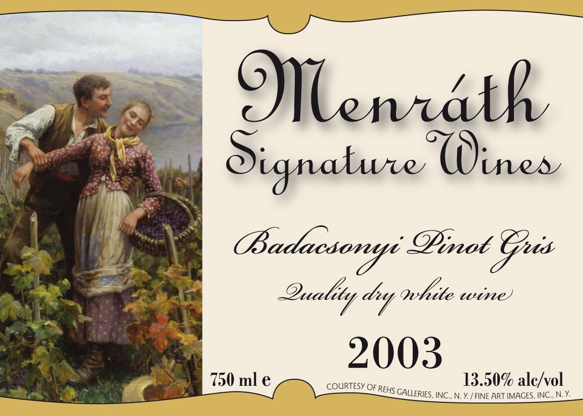 Menrath Signature Wines Pinot Gris