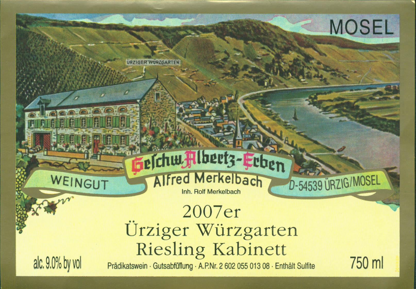 Urziger Wurzgarten Kabinett