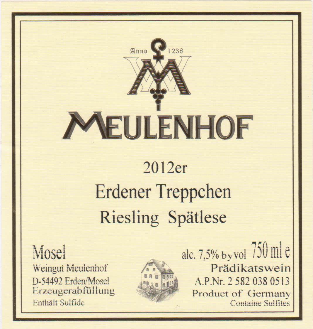 Erdener Treppchen Spatlese