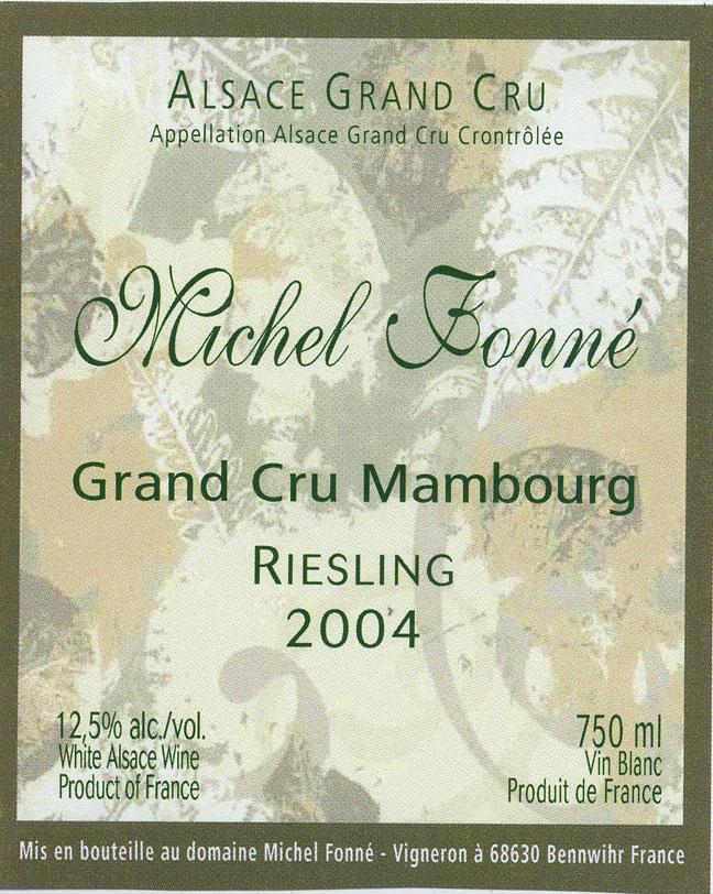 Grand Cru Mambourg Riesling