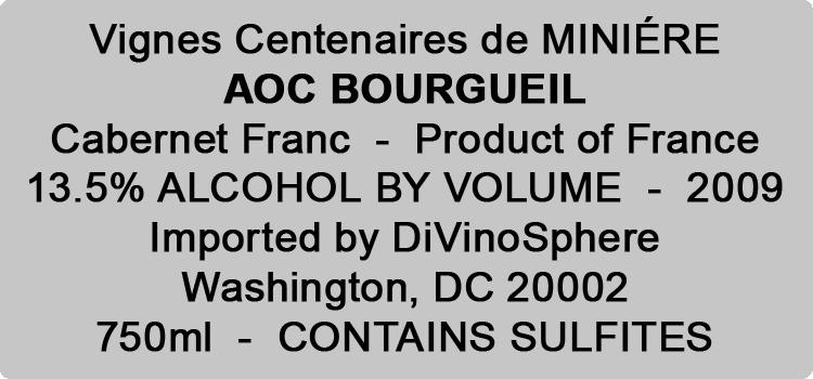 Vignes Centenaires De Miniere