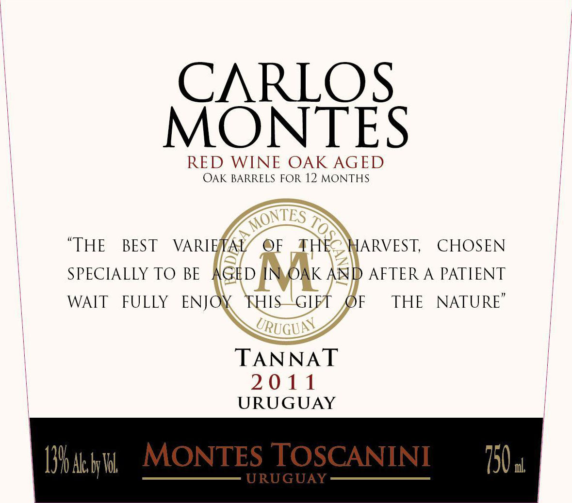 Carlos Montes Red Wine Oak Aged