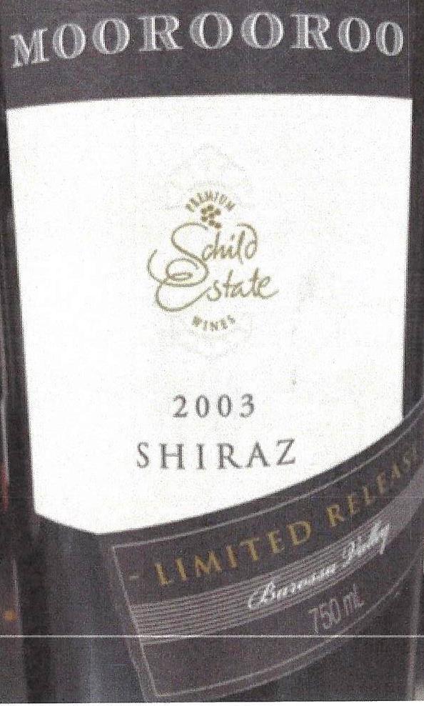 Schild Pinay Shiraz Limited Release