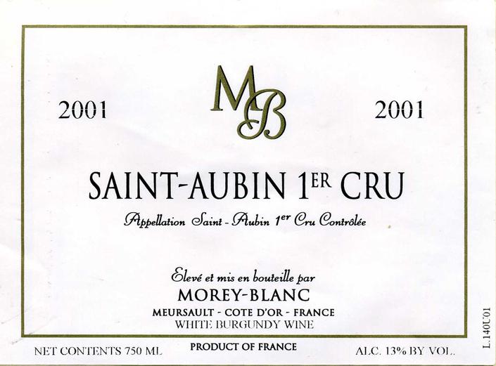 Morey - Blanc Saint - Aubin 1er Cru White Wine