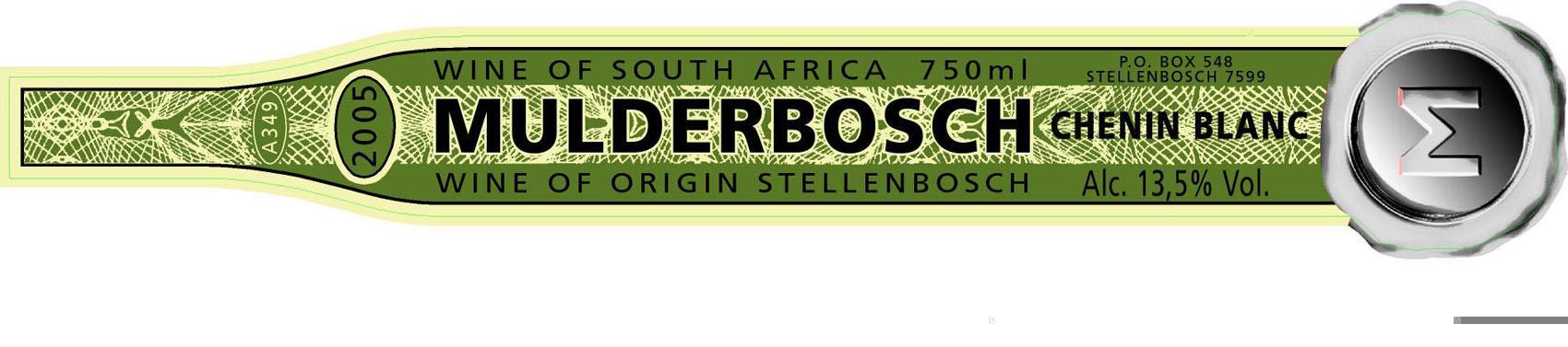 Mulderbosch Chenin Blanc