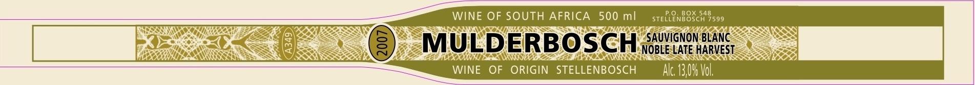 Sauvignon Blanc Noble Late Harvest