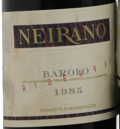 Neirano Barolo V