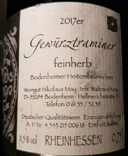 Gewürztraminer Feinherb