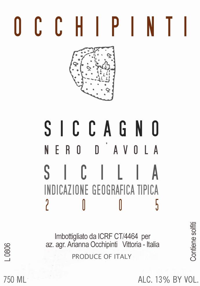 Siccagno Nero D'avola