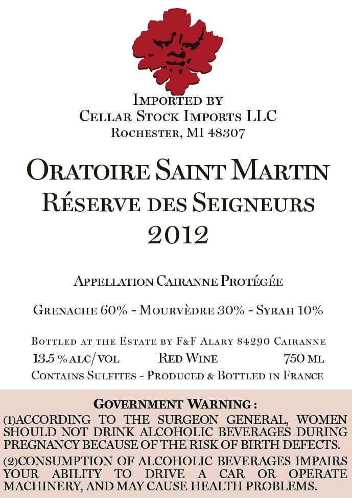 Reserve Des Seigneurs