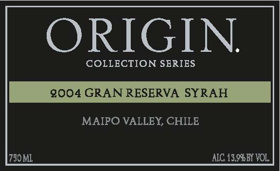 Gran Reserva Syrah