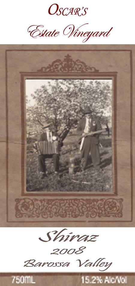 Oscar's Estate Vineyard Shiraz