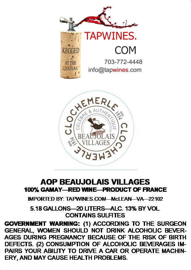 Beaujolais Villages Clochemerle
