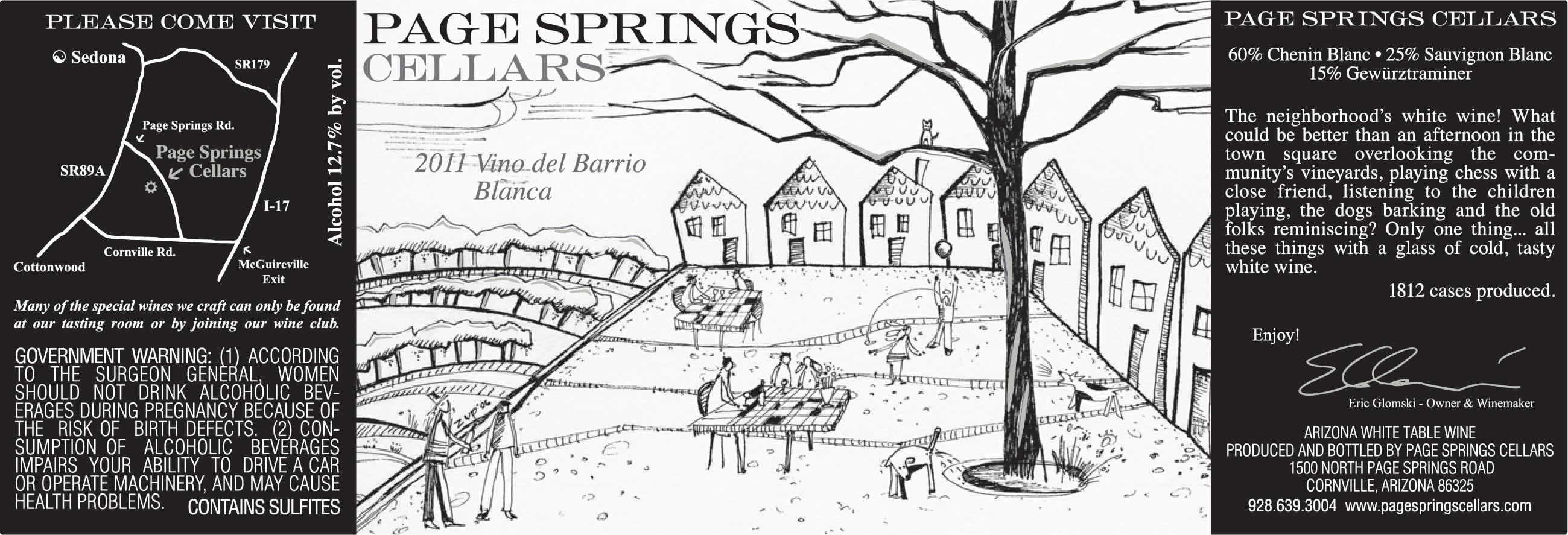 Vino Del Barrio Blanca