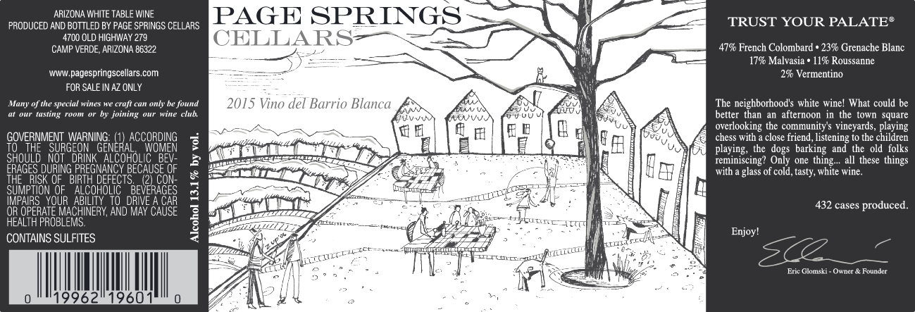 Vino Del Barrio Blanca